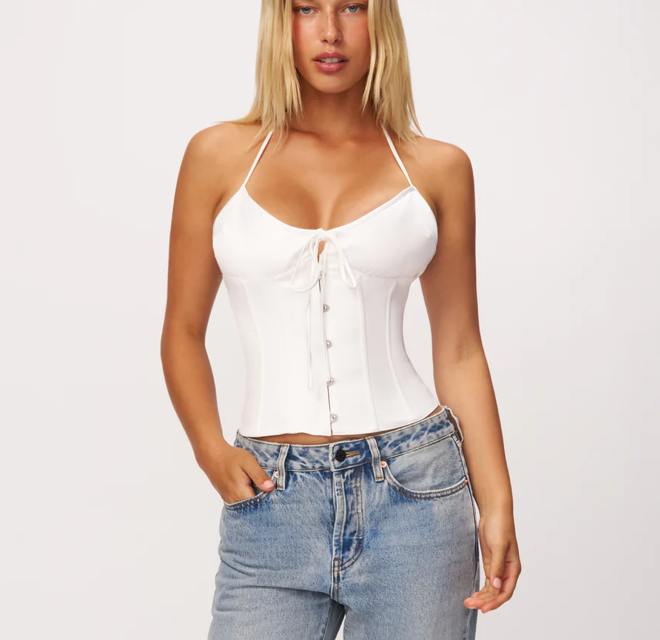 DANIELLE GUIZIO Marini Corset Top
